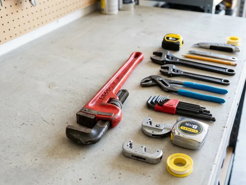 Professional plumbers in North Kensington, MD equipped with top-tier tools for residential and commercial plumbing services.